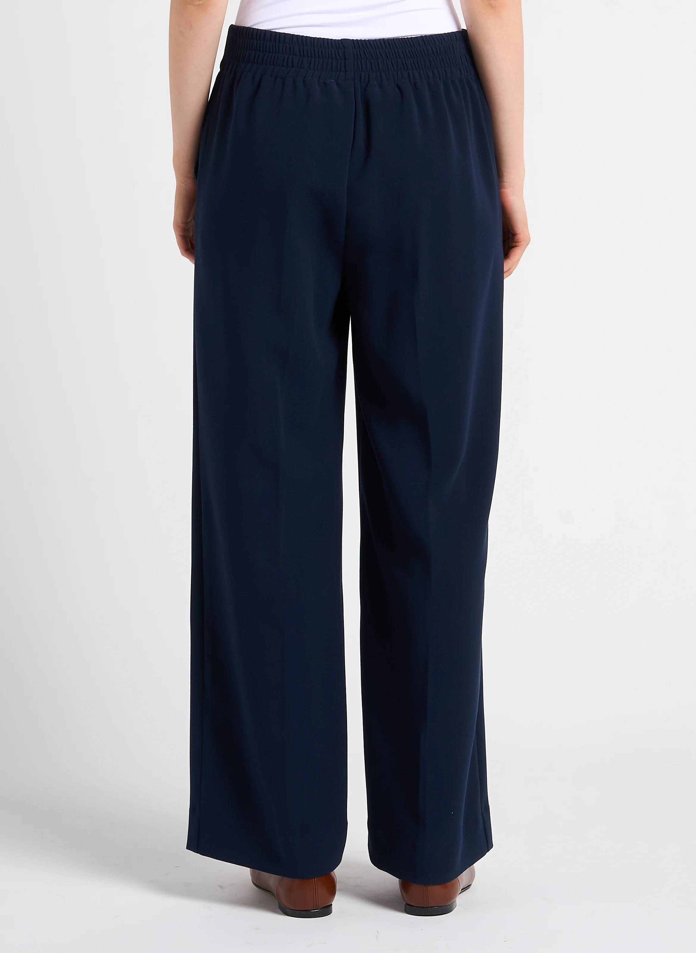 Pantalon large | Bleu