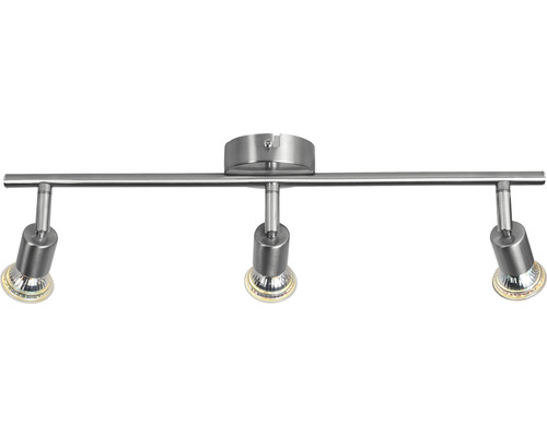 Plafondspot 3x3W 3x280 lm 3000 KB 48 cm nikkel/satijn