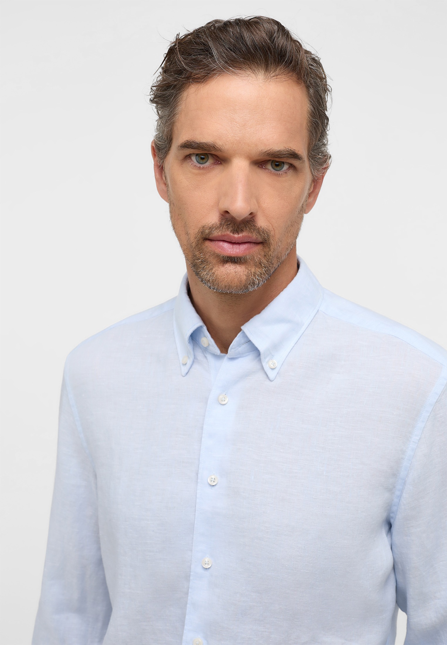 Eterna Langarmhemd »SLIM FIT«, EASY IRON (bügelleicht)