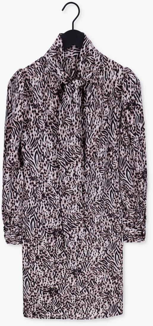 SUNCOO beige suncoo mini jurk ciara