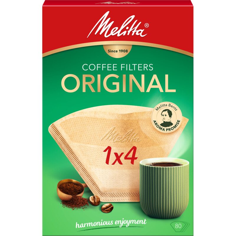 Melitta Original koffiefilters 1x4 bruin