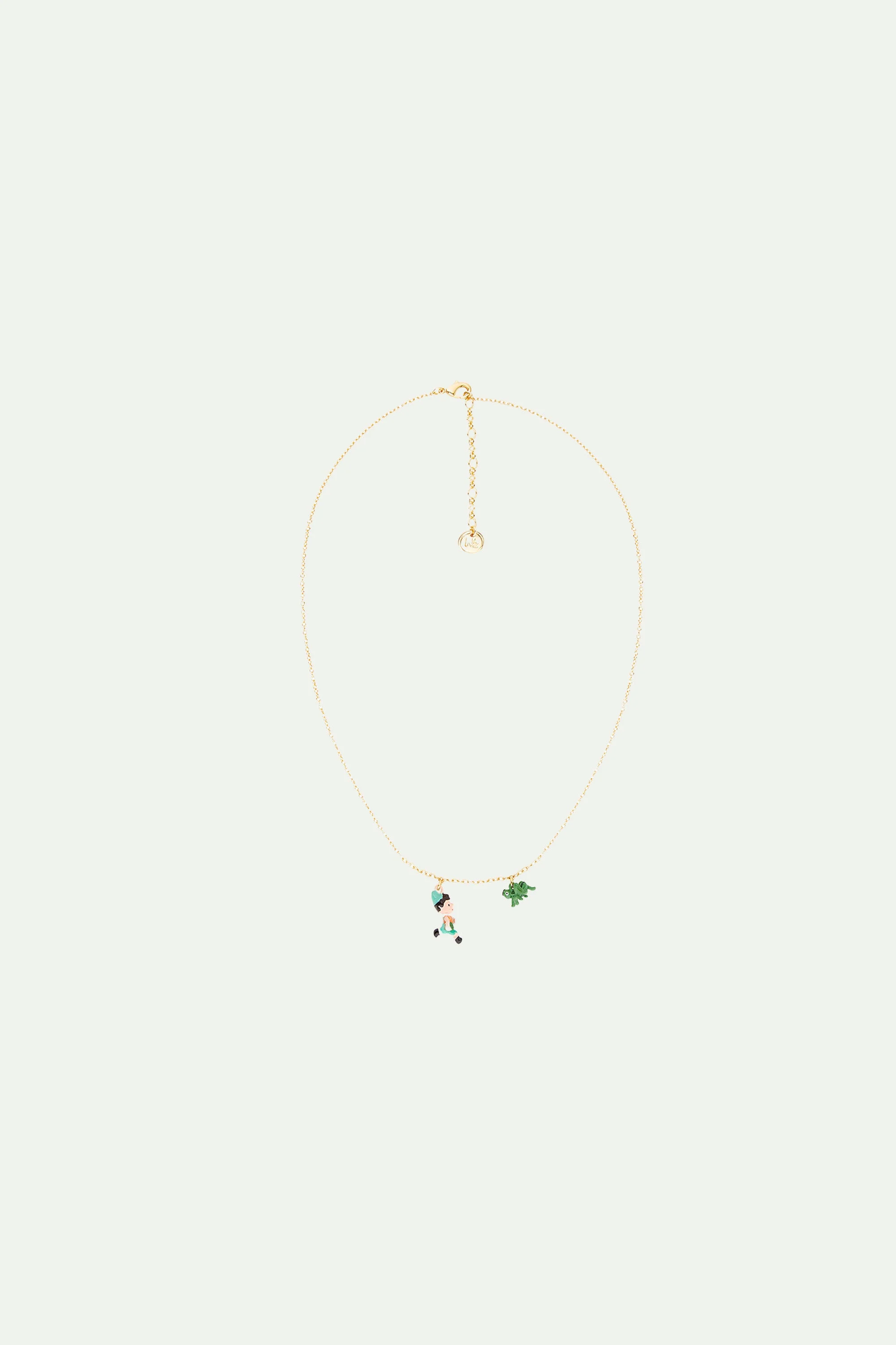 Collier charm's pinocchio et cricket | Multicolore