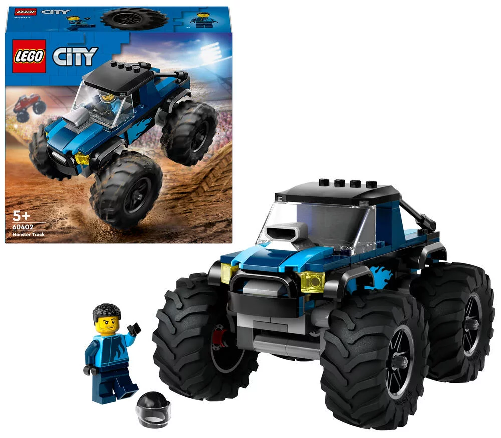 LEGO®CITY 60402 - LE MONSTER TRUCK BLEU