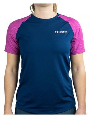 Maillot manches courtes Femme Oxsitis Origin Bleu Marine / Rose