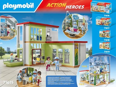 Playmobil 71615 Byggesett Moderne Sykehus