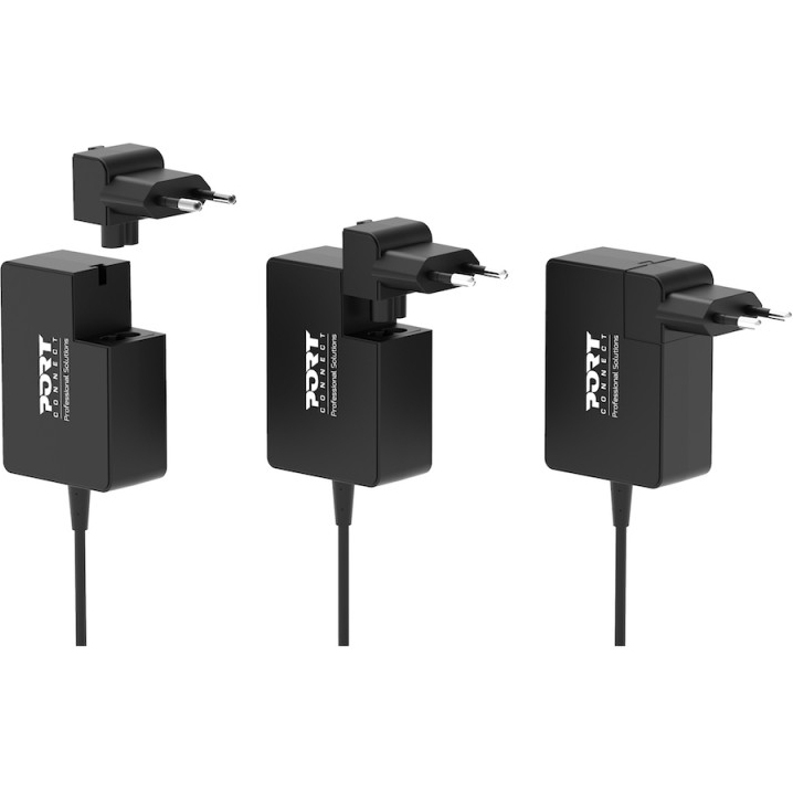 Port Designs 902103 chargeur d'appareils mobiles Ordinateur portable, Smartphone, Tablette Noir Secteur Intérieure