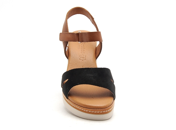 Eva frutos nu pieds talons femme 547 noir