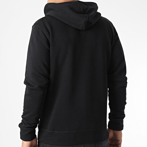 Sweat Capuche Bateau Noir Blanc