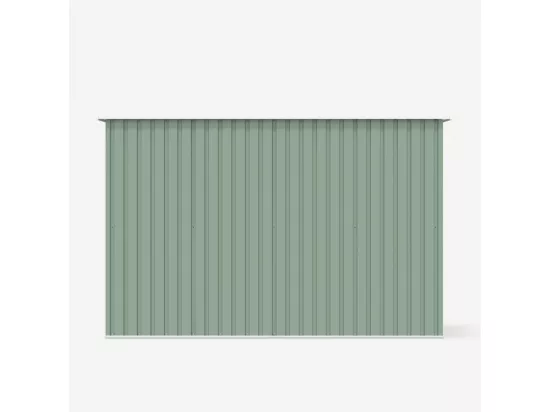 Abri de jardin en tôle galvanisée verte SteelGreenBox