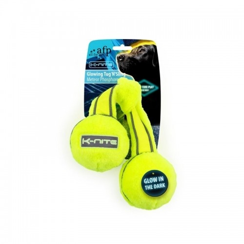 Bola dupla fluorescente para cães All for Paws Knight
