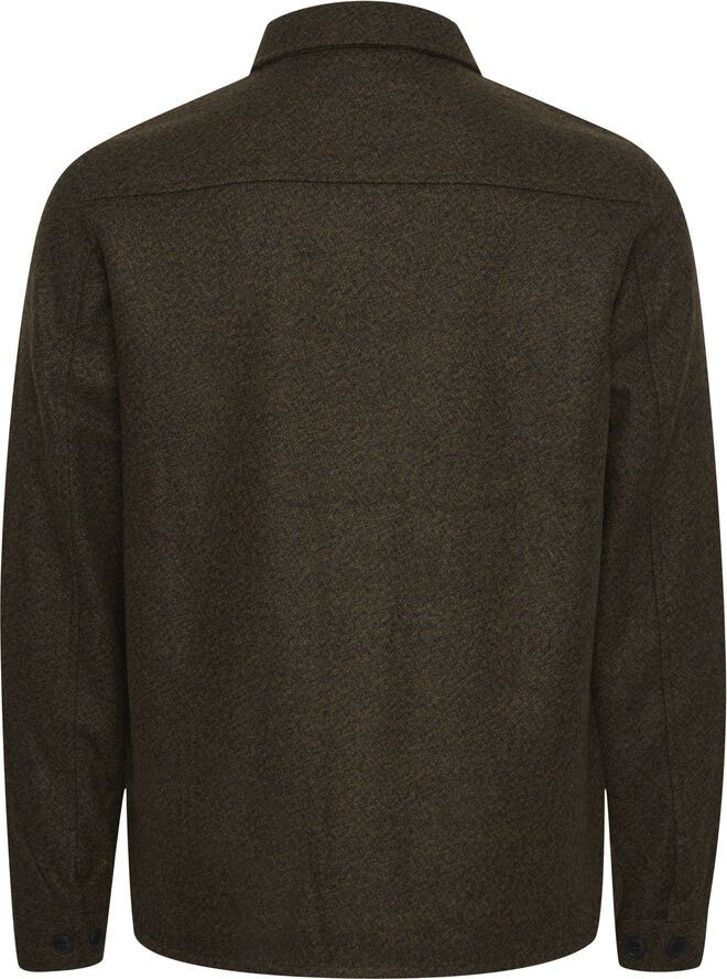 Casual Friday CFJEUX mélange shacket Potting soil melange