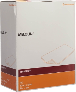 MELOLIN Wundkompressen 10x20cm steril, 100 Stück
