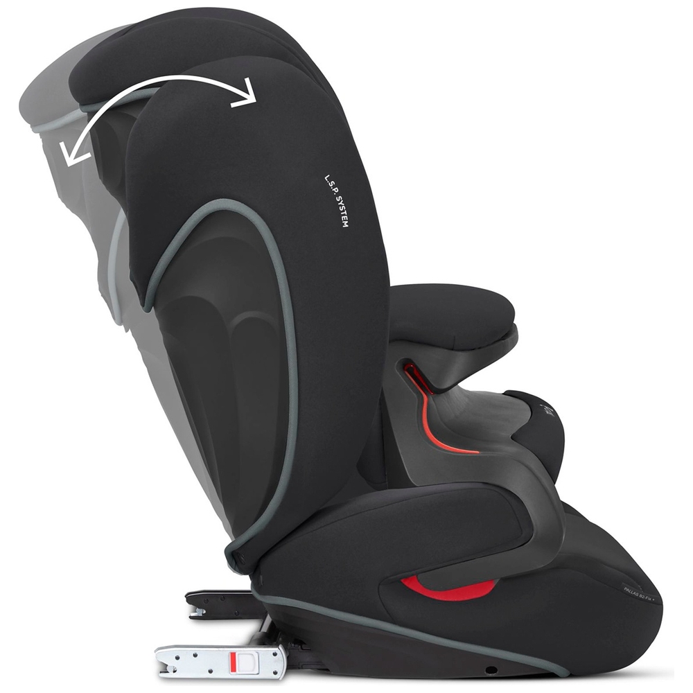 Cybex Pallas B2-Fix ISOFIX Gruppe 1-2-3 Kindersitz, Farbe: Volcano Black