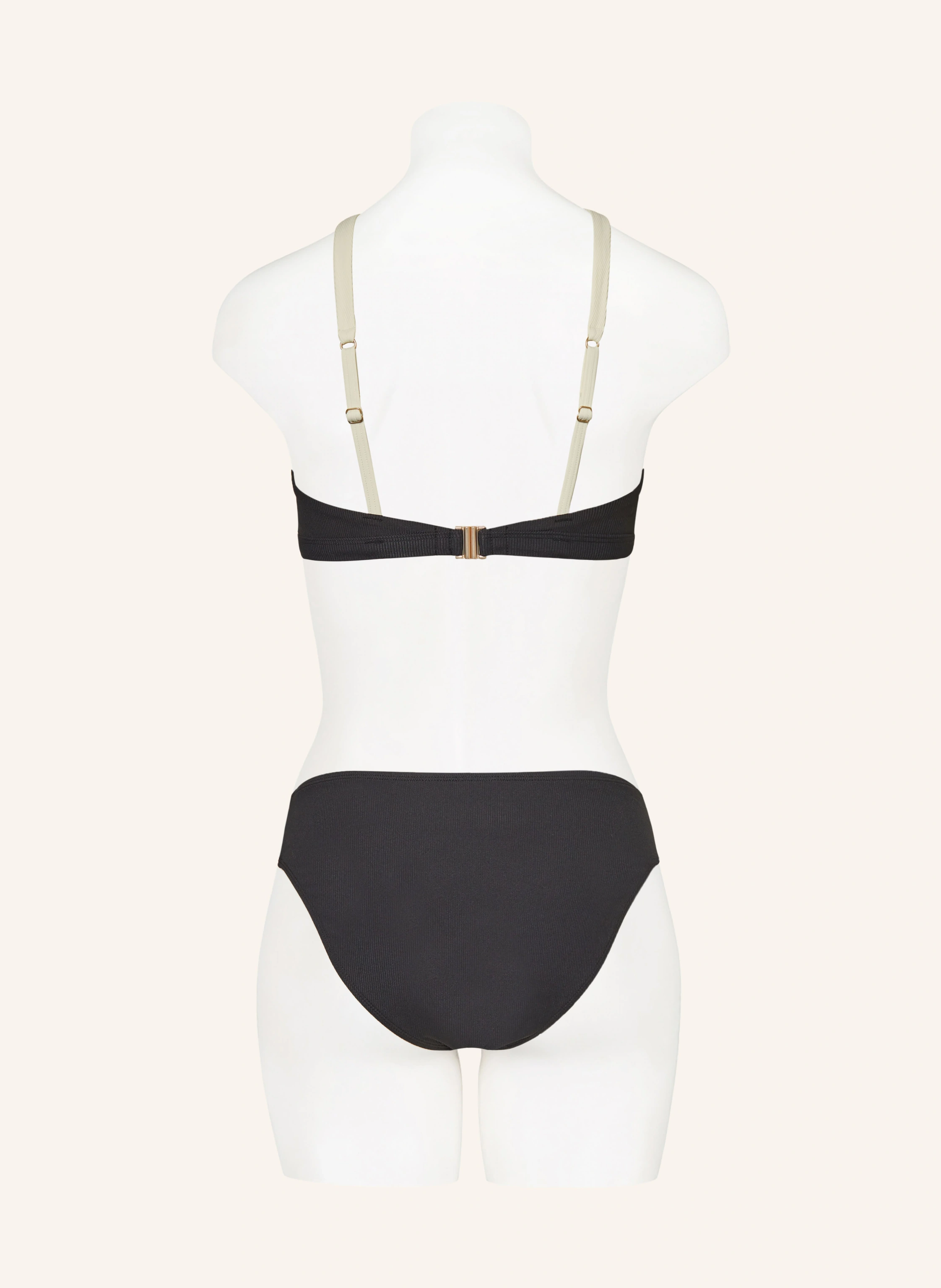 BEACHLIFE Bügel-Bikini-Top VANILLA & BLACK