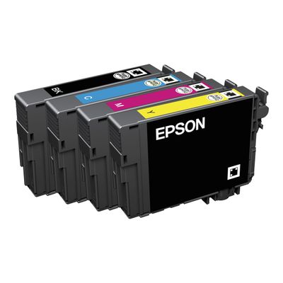 Epson 18 Pâquerette - Pack de 4 - noir, cyan, magenta, jaune - cartouche d'encre originale