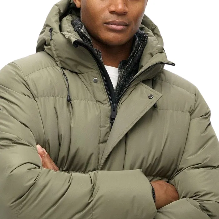 Superdry Fuji Padded Hooded Sports Puffer Mid Jas Heren