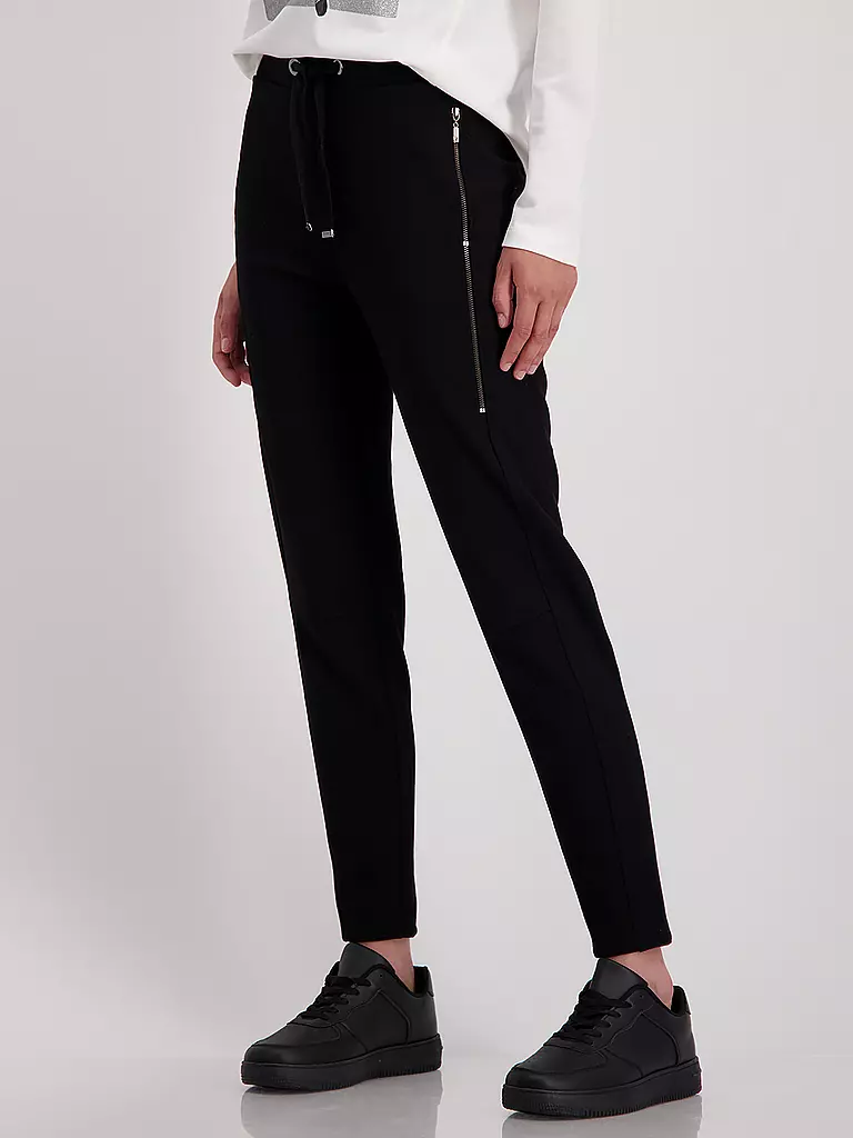 MONARI Hose Jogging Fit  schwarz