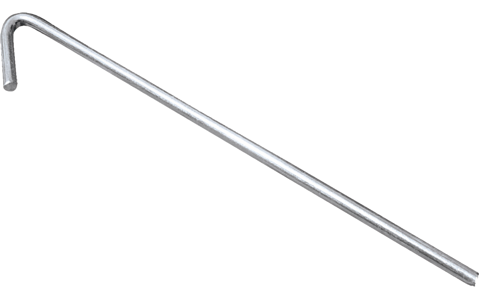 High Peak Stahl Erdnagel 10er Pack 180 x 5 mm silber