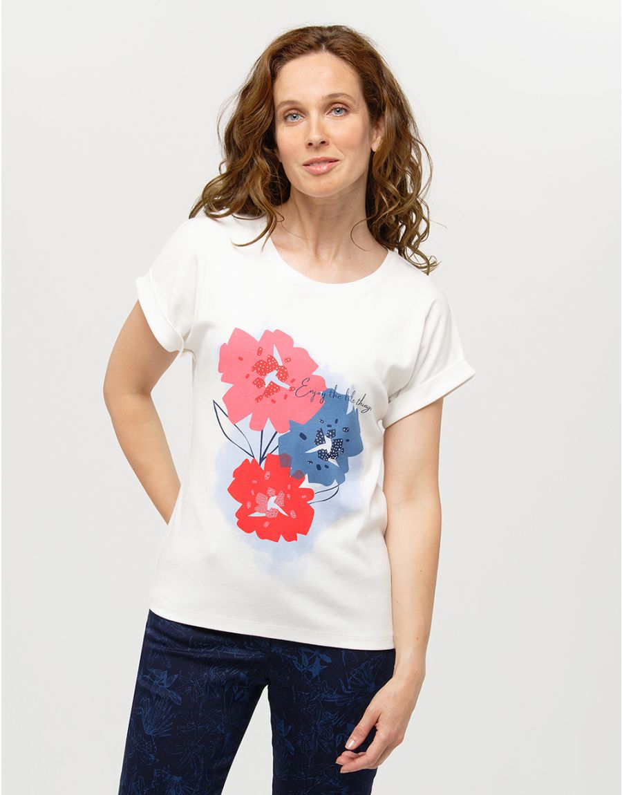 T-shirt 100% coton blanc