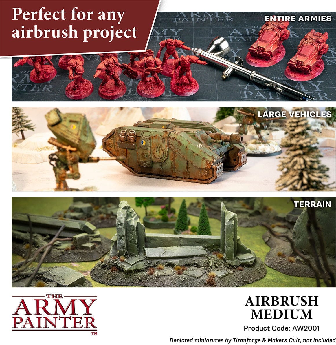 The Army Painter  Airbrush Medium, 100 ml    Verdünner & Flow Improver für Acrylfarben