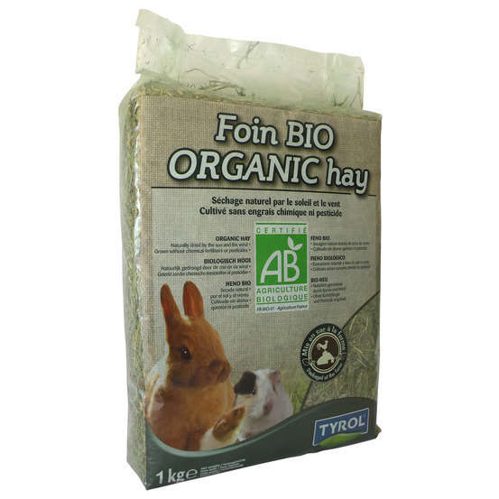 Foin bio 1 kg tyrol : foin naturel h40xl29xl25 cm