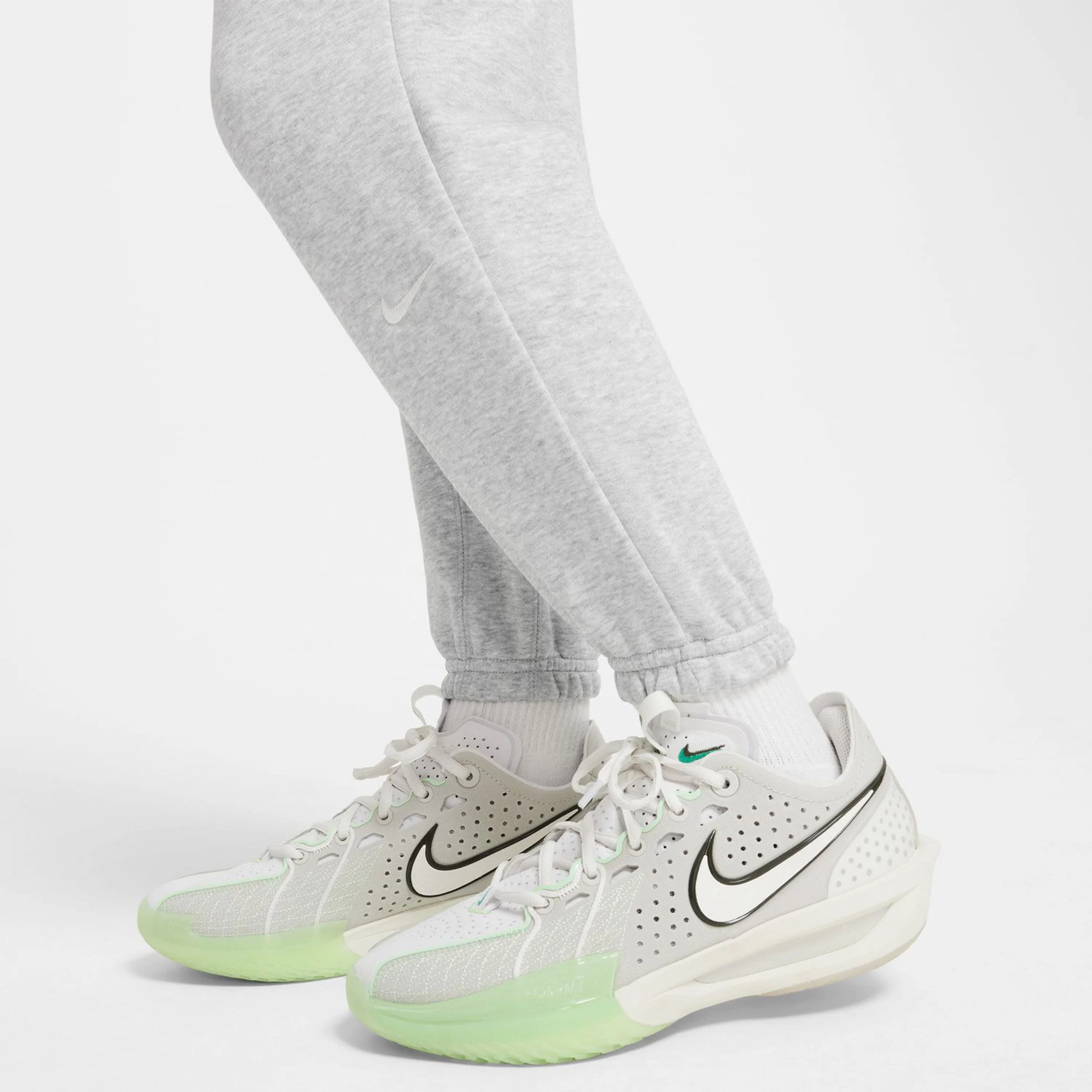 Nike Dri-Fit Fleece Pantalon Survêtement Enfants - Gris
