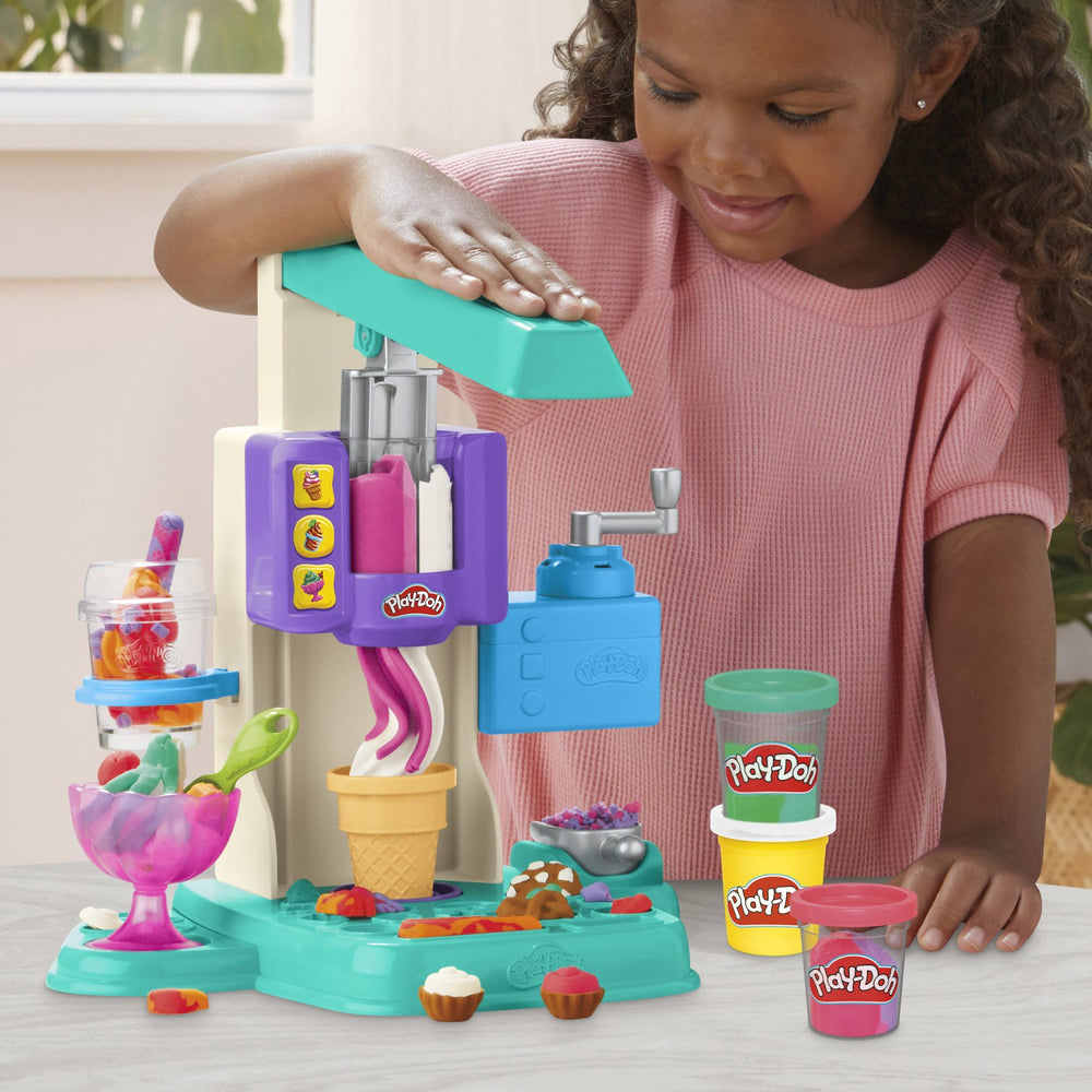 Køb Play-Doh Regnbue Swirl Is Legesæt