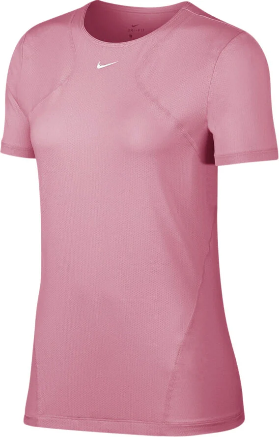 Nike Pro Mesh T Shirt Pink