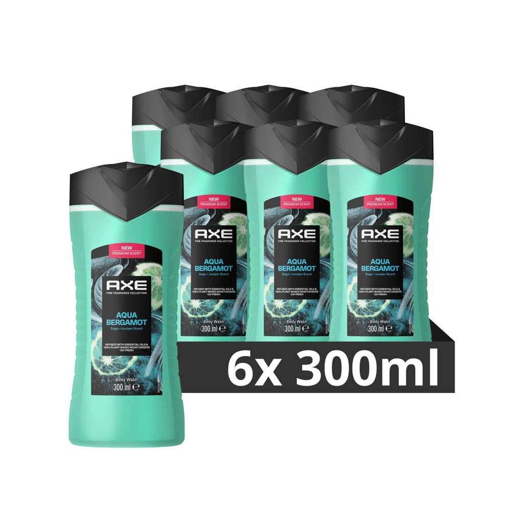 Aqua Bergamot douchegel - 6 x 300 ml