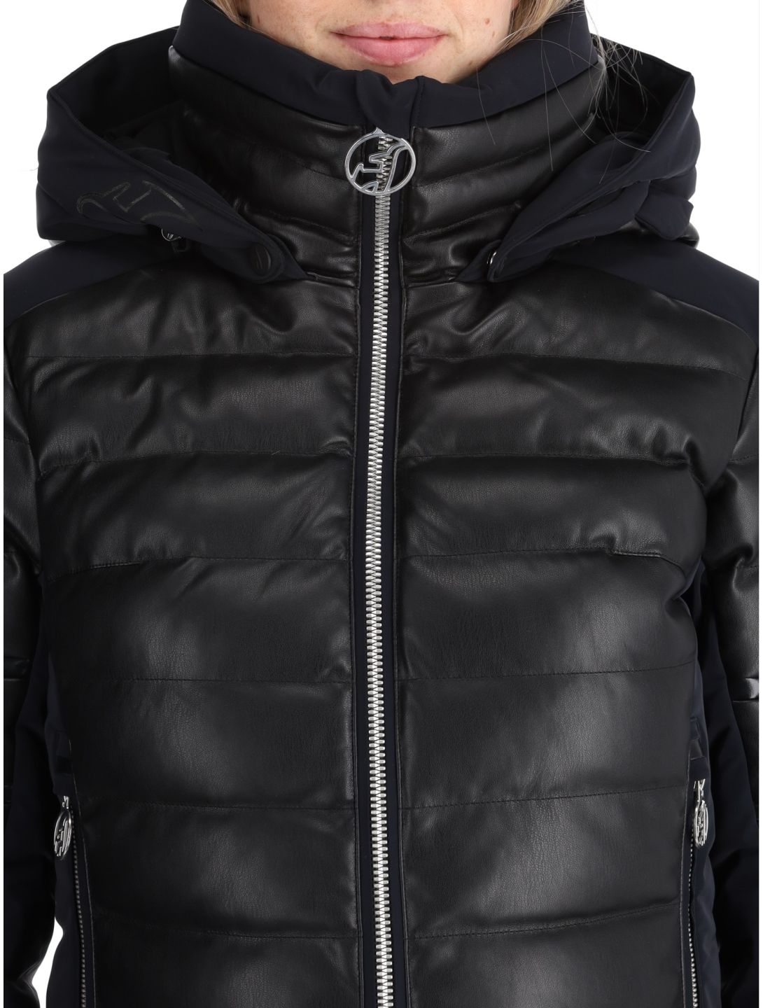Adele Faux Leather ski-jas dames