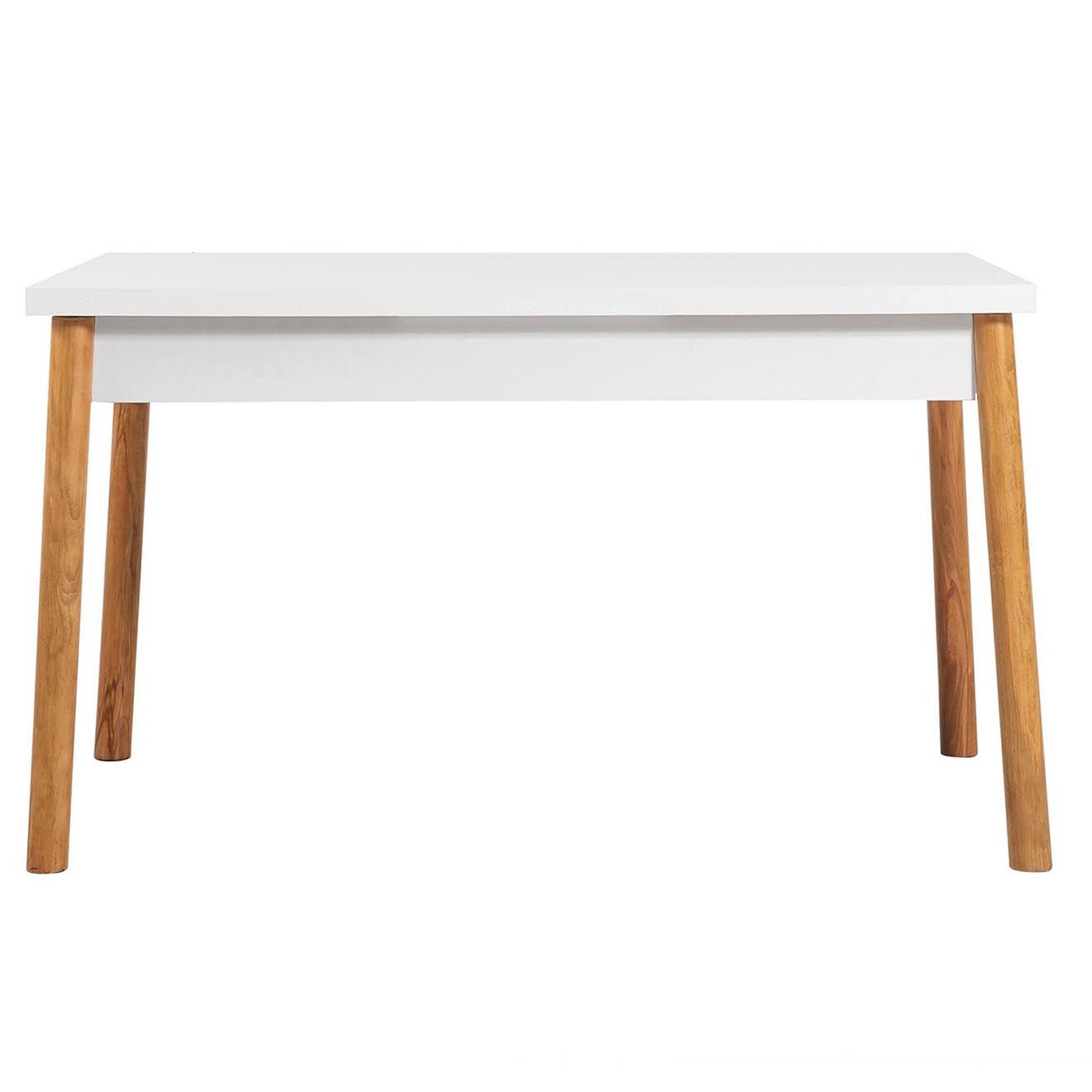 Homitis Ensemble Table + 4 Chaises Costa 0701 beige/blanc/gris