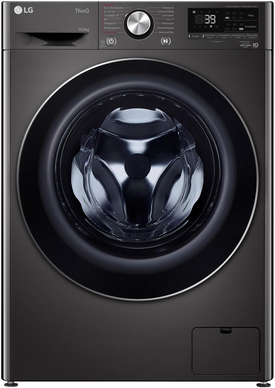 LG Electronics F6WV710P2S Waschmaschine EEK A Frontlader 10,5 kg 1600 Umin Dampf Inverter Direktantrieb