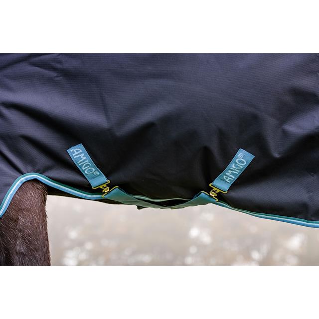 Deken Horseware Amigo Bravo 1200D 50gr Donkerblauw-turquoise