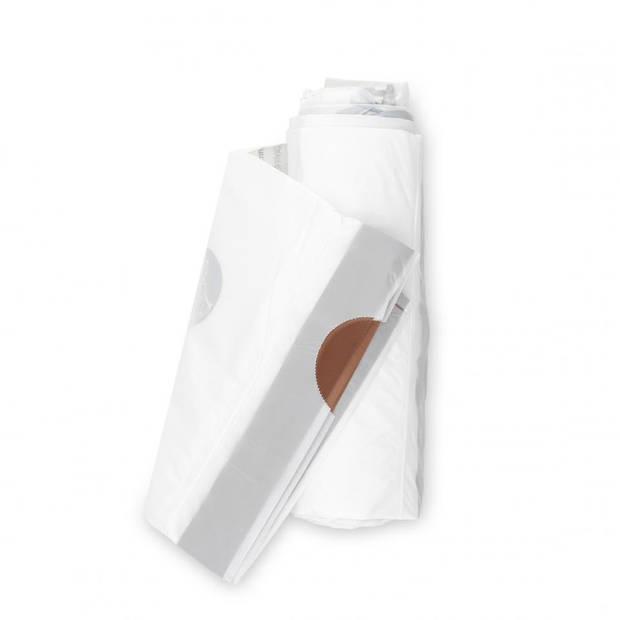 Brabantia PerfectFit afvalzak met trekbandsluiting code L, 40-45 liter, 10 stuks/rol - White