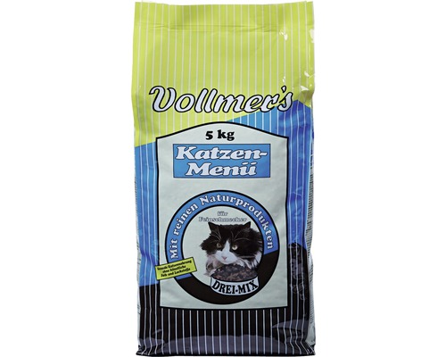 Droog kattenvoer, Vollmers Cat Menu Three-Mix 5 kg
