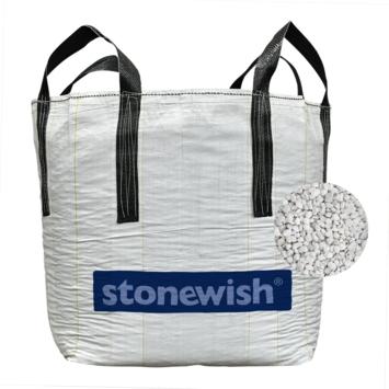 Stonewish Carrara rond 12-16 mm - Bigbag á 1000 kg