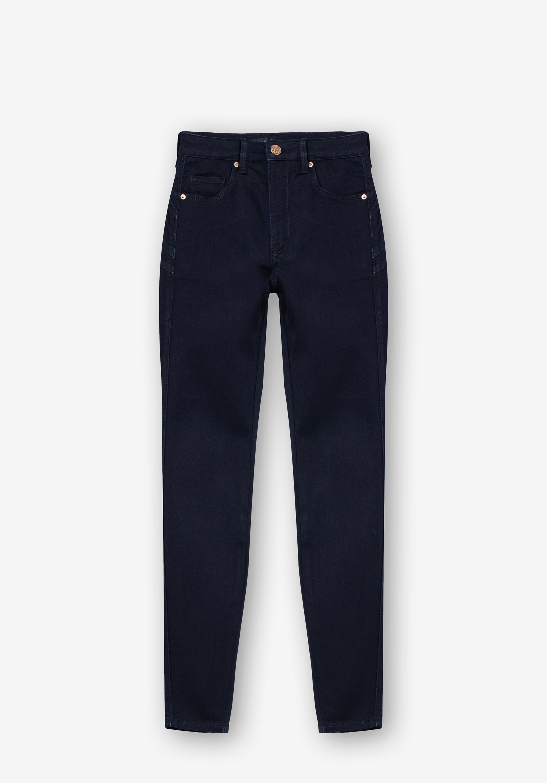 Jeans Push-up Skinny Cintura Alta
