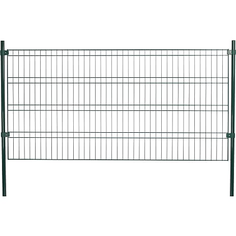 HORTUS panelhegn 100 cm, hegnspakke 12 fag - grøn