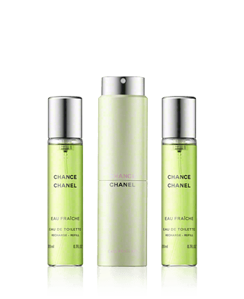 Chanel Chance Eau Fraîche edt purse spray refillable 3x20ml