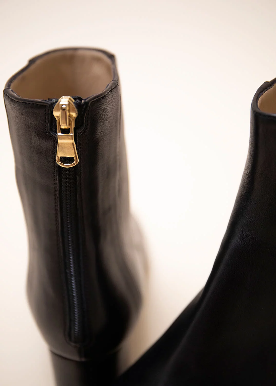 BOOTS KINGSWOOD CUIR NOIR