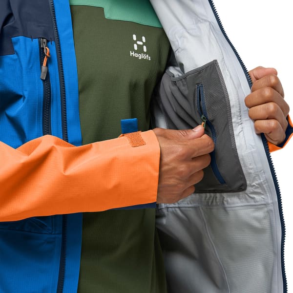Veste alpinisme HAGLÖFS SPITZ GTX PRO JACKET M ELECTRIC BLUE/TARN BLUE