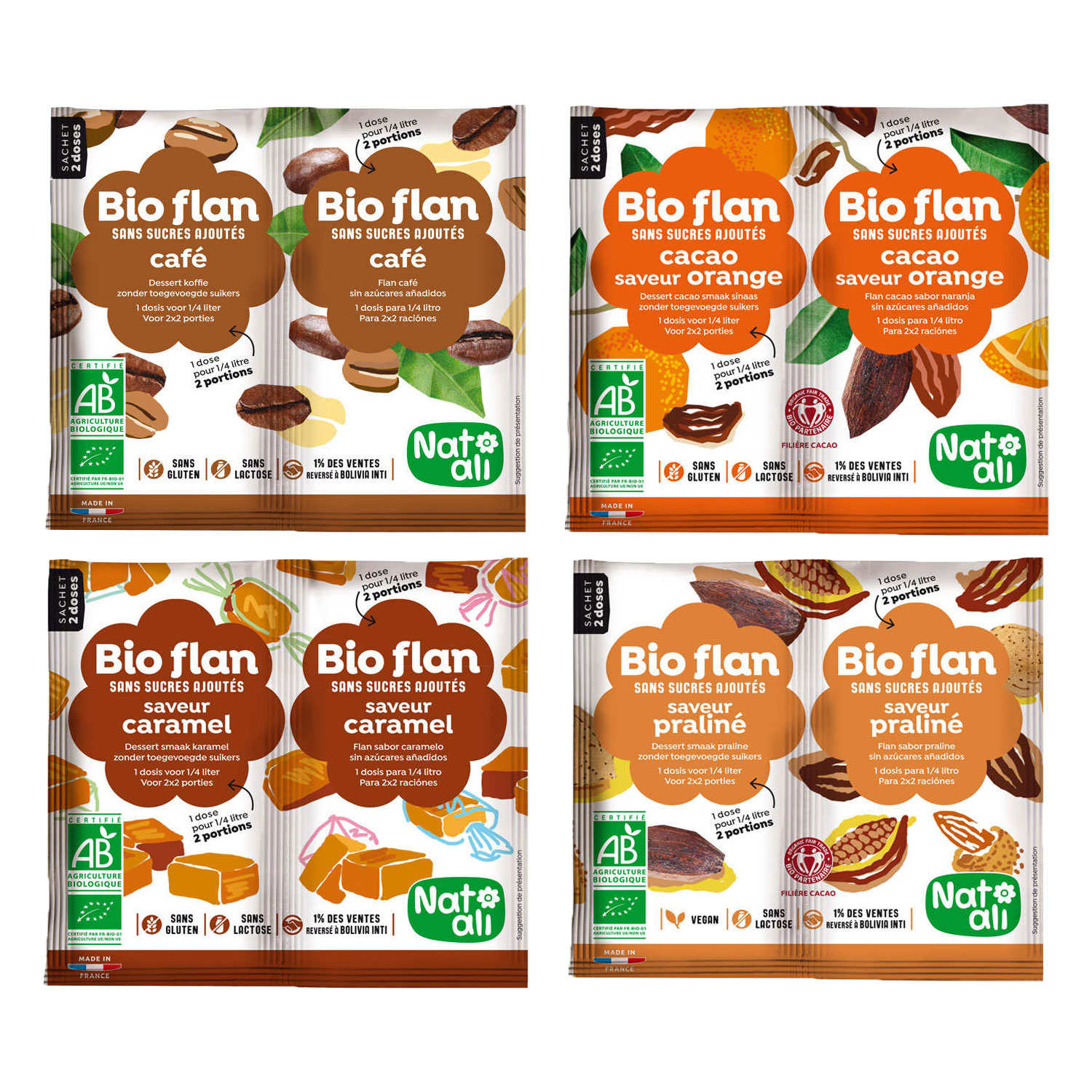 Offre découverte des bio-flans incontournables