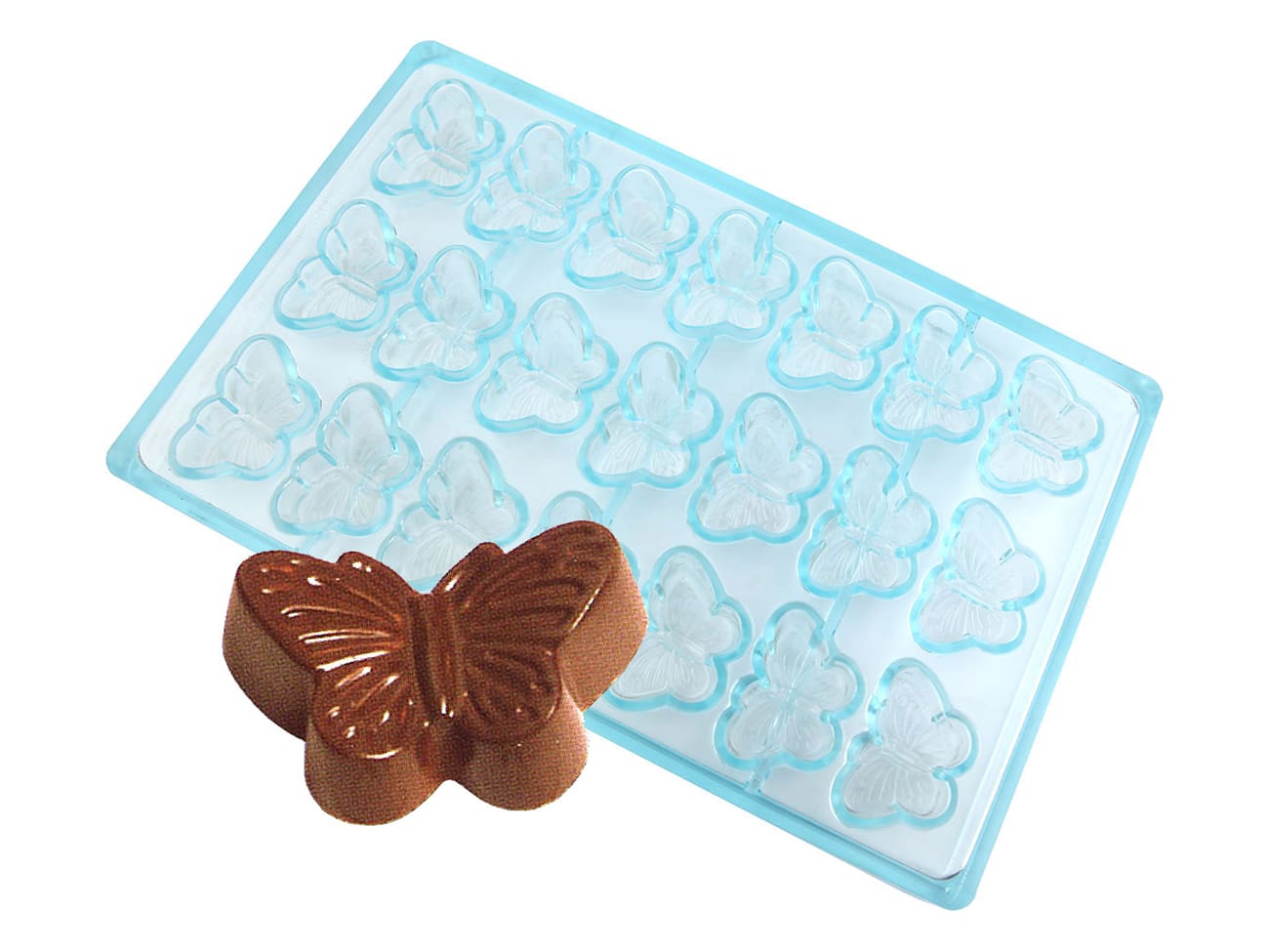 Moule chocolat - 21 papillons