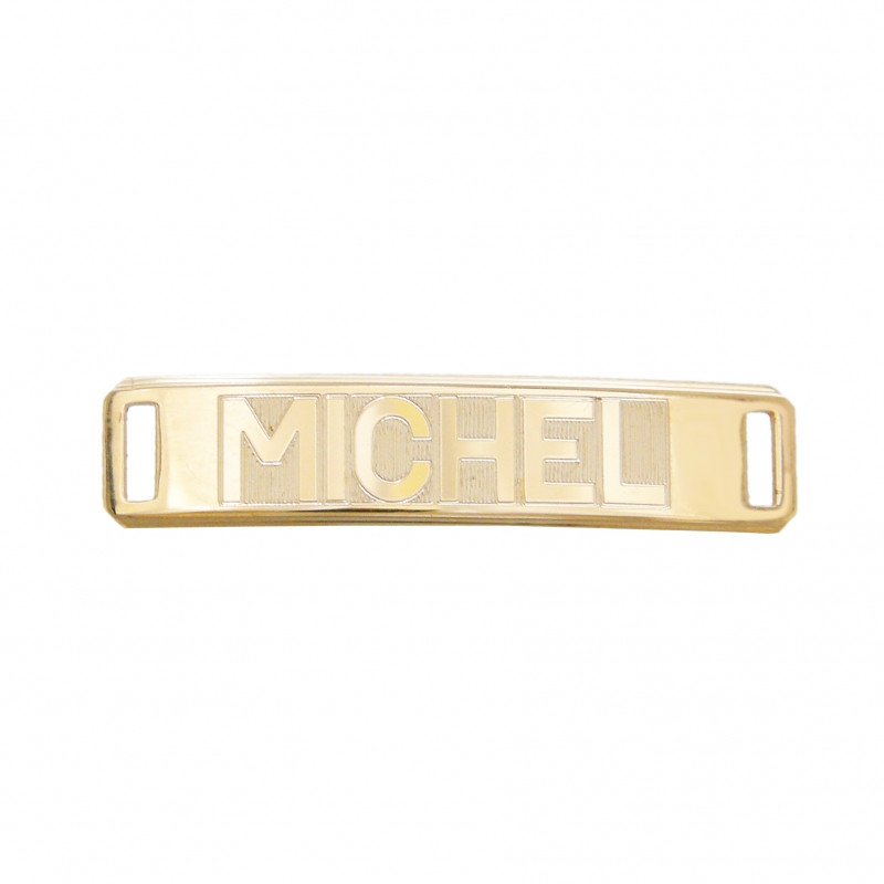 Bracelet Homme Maille Gourmette - Or Jaune - Personnalisable
