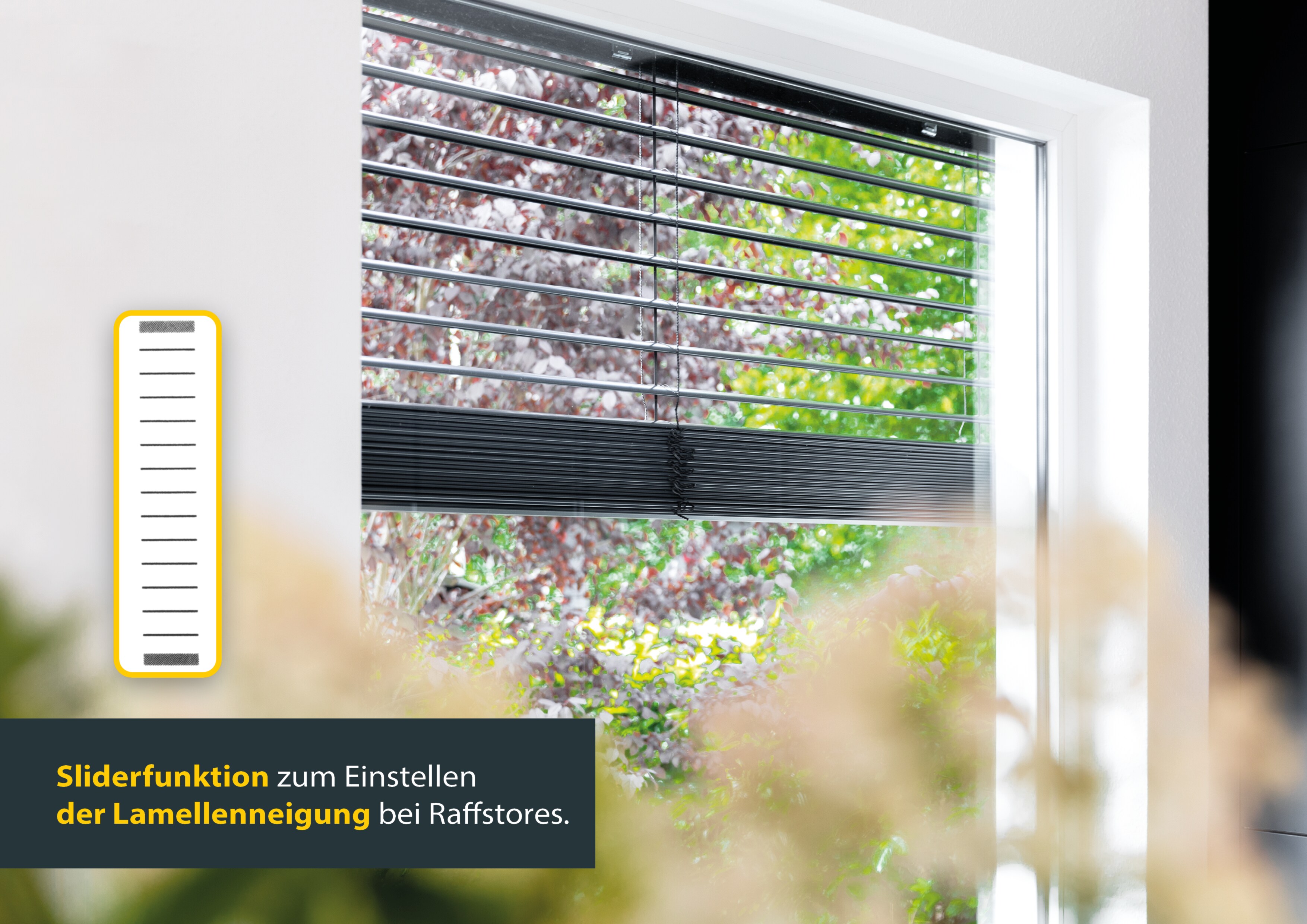 Schellenberg Rolladenschalter mit Touch, Steuerung von elektrischen Rolladen- oder Raffstore Motoren, Jalousieschalter mit intigrierter Zeitsteuerung