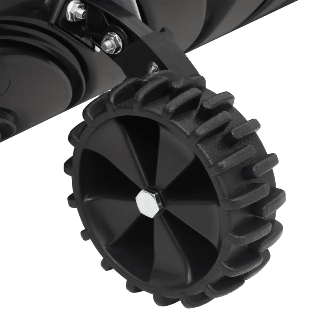 Pelle à neige avec poignée extensible noir 66 cm lame en acier