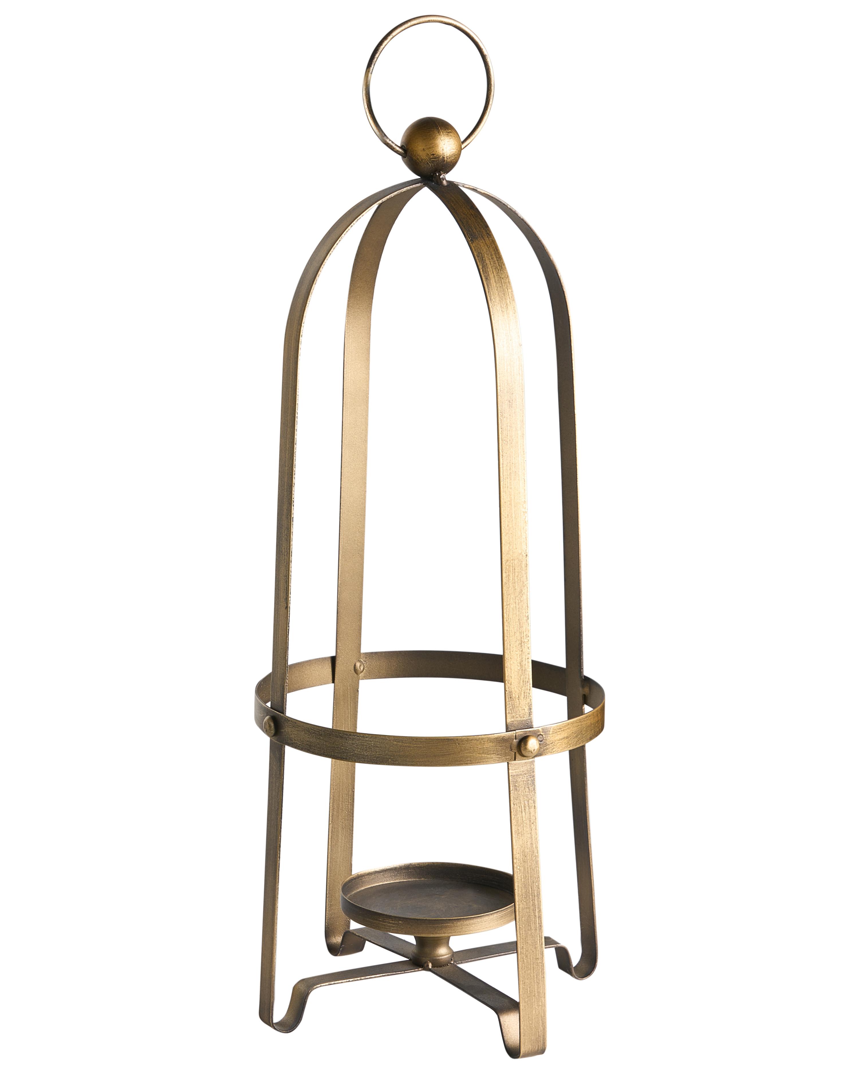 Kaarshouder MARAWI Metaal 48 cm Goud