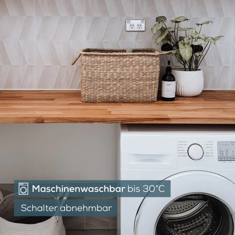 (180x130cm) HD 75 Flausch Heizdecke Elektrische Wärmedecke mit 6 Hitzestufen (42108) - Cosy Ocean