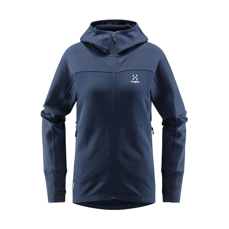 Haglöfs Betula Hooded Jacket Women Tarn Blue