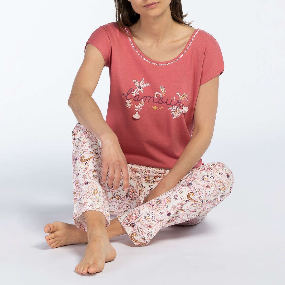 DODO<br>Pijama de malha de manga curta Histoire